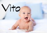 süßes Baby mit dem Namen Vito | © iStock.com / FamVeld