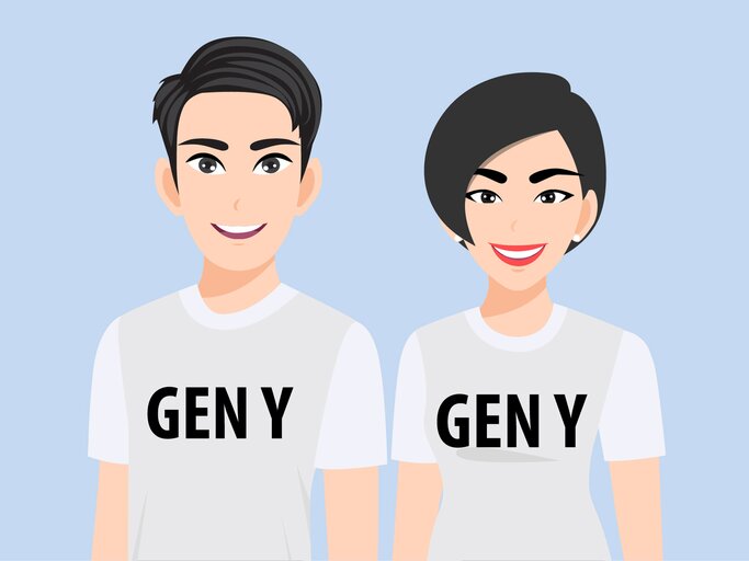 Generation Y Cartoon | © iStock | koongtita