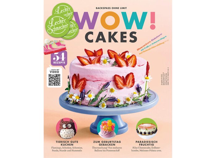 WOW! CAKES – Das Leckerschmecker-Magazin ab 6. Mai im Handel erhältlich | © Leckerschmecker 