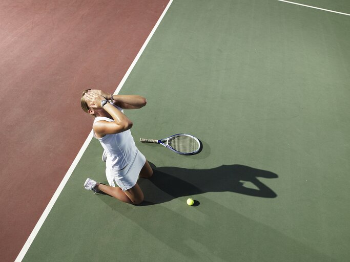 Frau hat bei Tennisturnier versagt | © Getty Images/	Ryan McVay