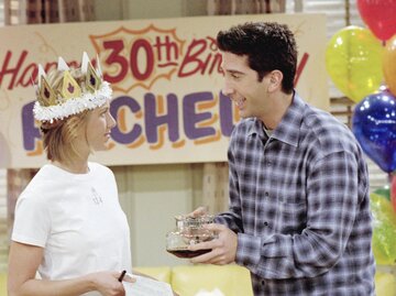 Friends Episode mit Jennifer Aniston als Rachel und David Schwimmer als Ross | © Getty Images/NBC