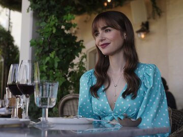 Lily Collins alias Emily in der Netflix-Serie Emily in Paris | © Netflix