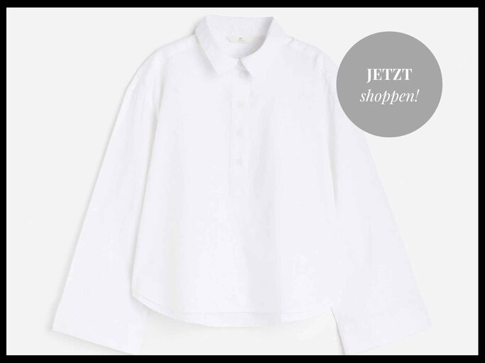 Weiße Bluse von H&M | © H&M