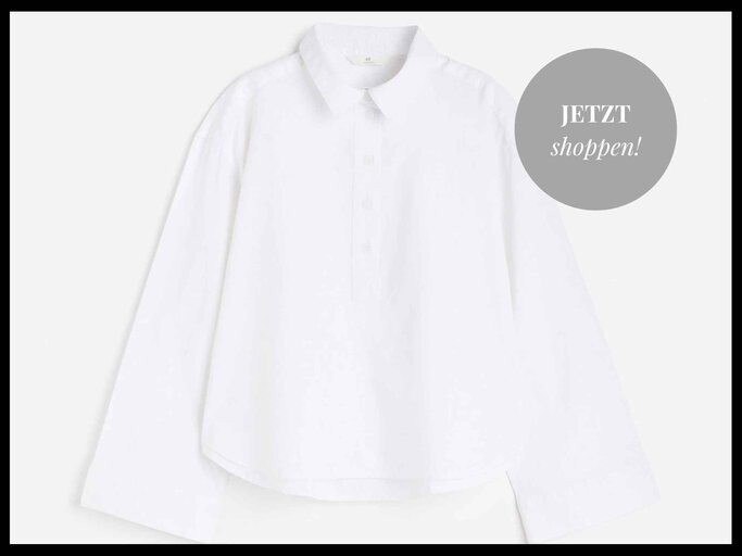 Weiße Bluse von H&M | © H&M