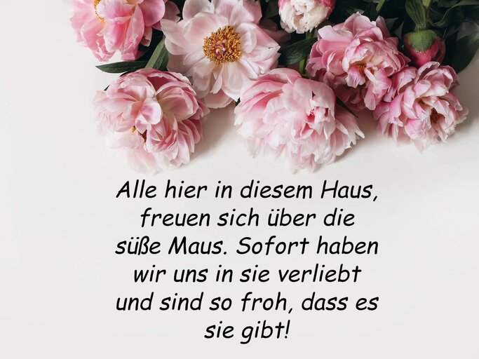 Die 15 schönsten Sprüche zur Geburt für Jungen und Mädchen