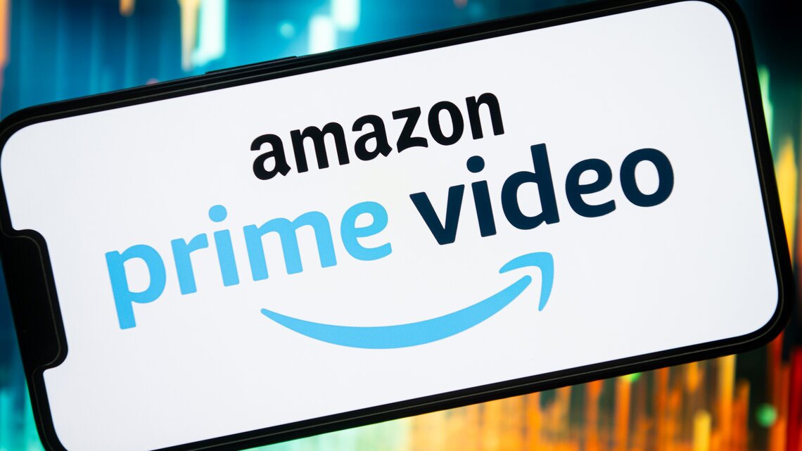 Logo von Amazon Prime Video auf einem Smartphone | © GettyImages/	SOPA Images