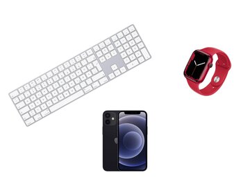 Kollage mit Apple Produkten | © PR