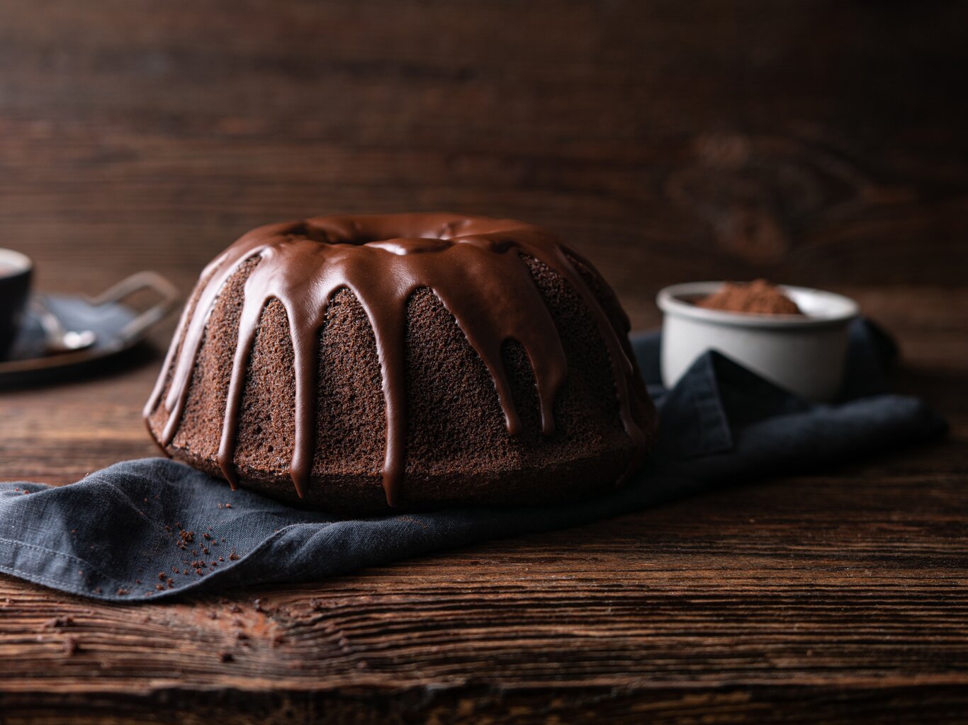 Süßer Wachmacher: Super-saftiger Kaffeekuchen mit Schokolade