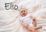 Süßes Baby mit dem Namen Elio | © Getty Images/Jamie Grill