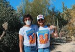 Riccardo Simonetti und sein Freund Steven beim Hiking in Los Angeles | © Instagram @riccardosimonetti