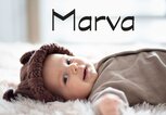 Süßes Baby mit dem Mädchennamen Marva | © iStock | Pavlina Popovska