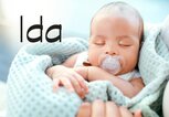 schlafendes Baby mit dem Namen Ida | © iStock.com / kathleho Seisa