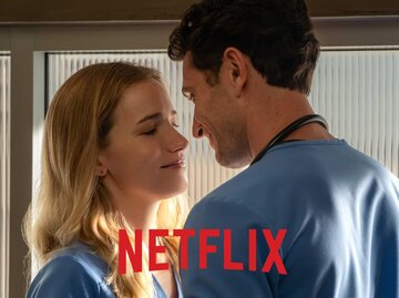 Willa Fitzgerald als Danny and Colin Woodell als Phillips | © JEFF NEUMANN/NETFLIX